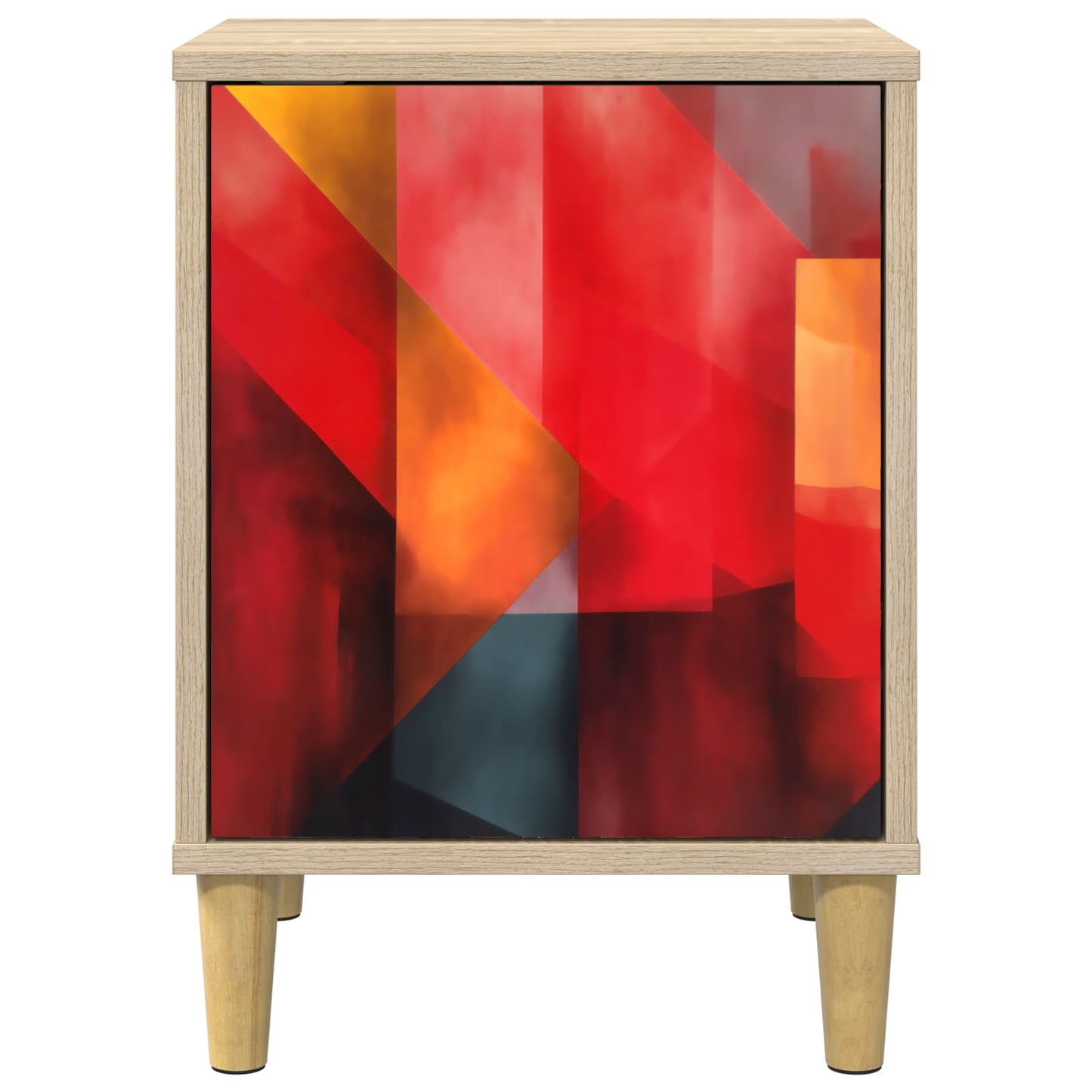 Nachtkastje HEESCH Sonoma Eiken 36 x 33 x 50 cm Bewerkt hout