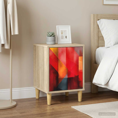 Nachtkastje HEESCH 2 st Sonoma Eiken 36 x 33 x 50 cm
