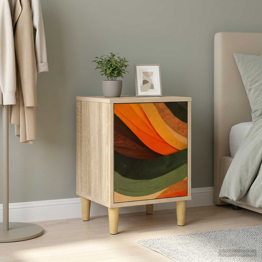 Nachtkastje BONN Sonoma Eiken 36 x 33 x 50 cm Bewerkt hout