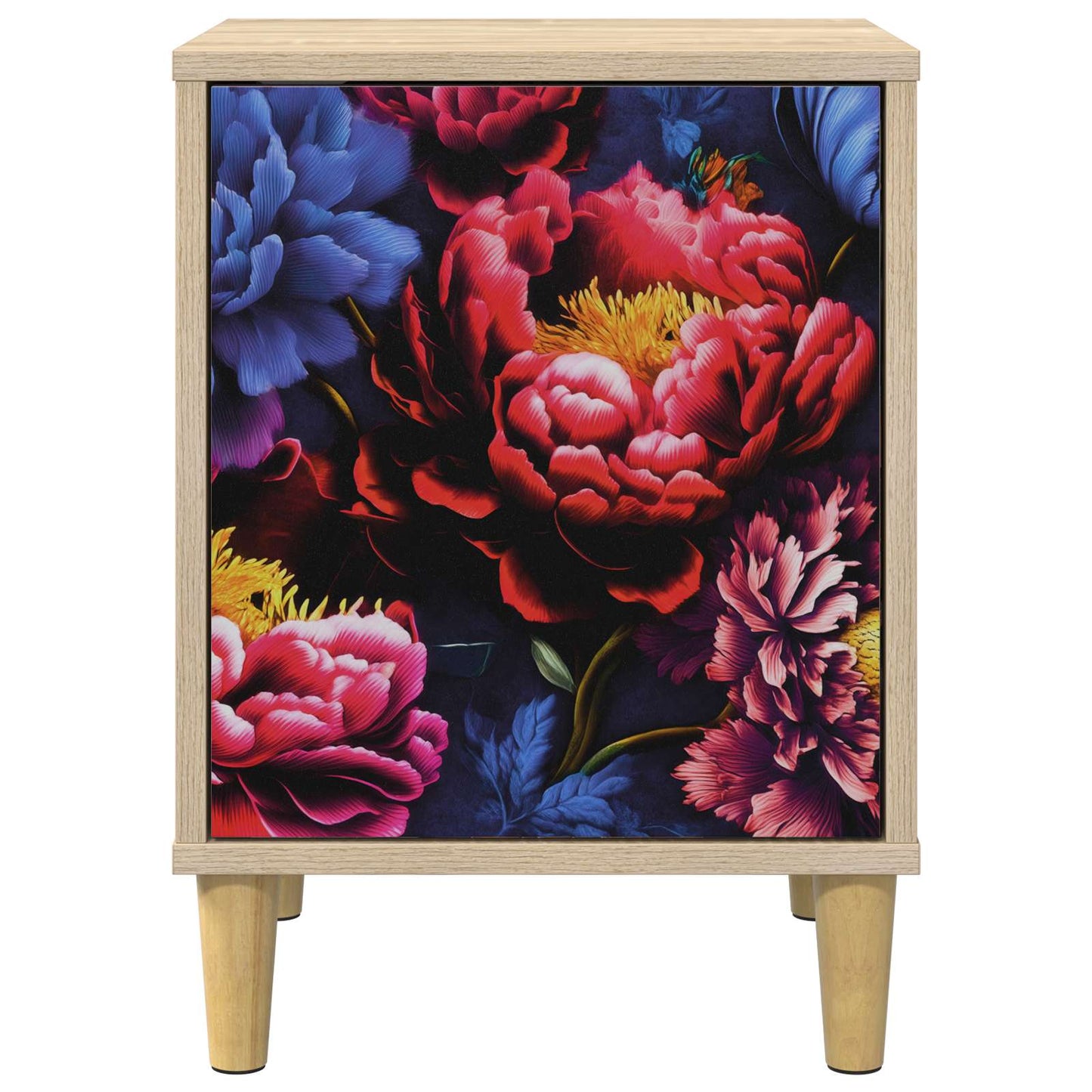 Nachtkastje KIEL 2 st Sonoma Eiken 36 x 33 x 50 cm Bewerkt hout