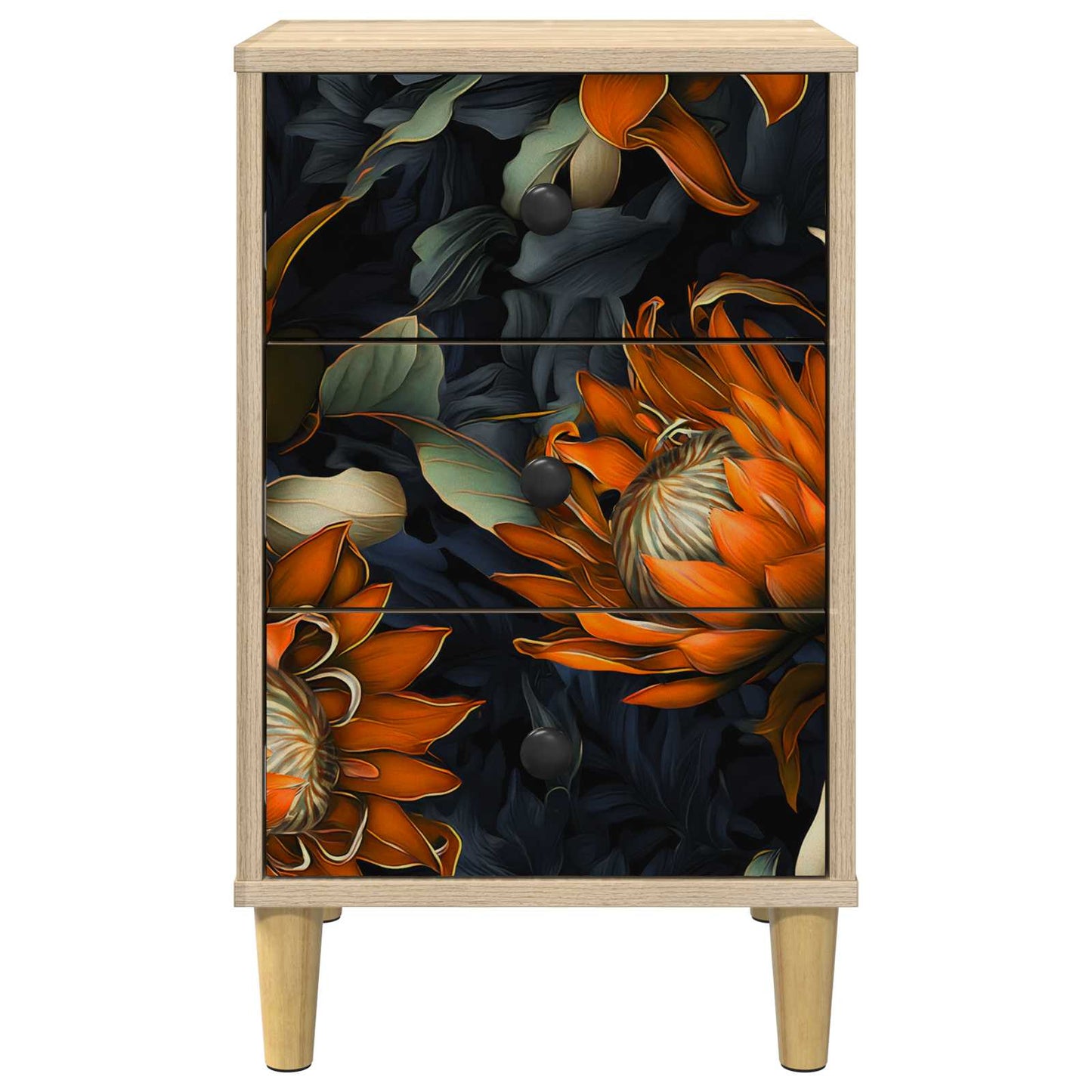 Nachtkastje LOCHEM Sonoma Eiken 36 x 33 x 60 cm Bewerkt hout
