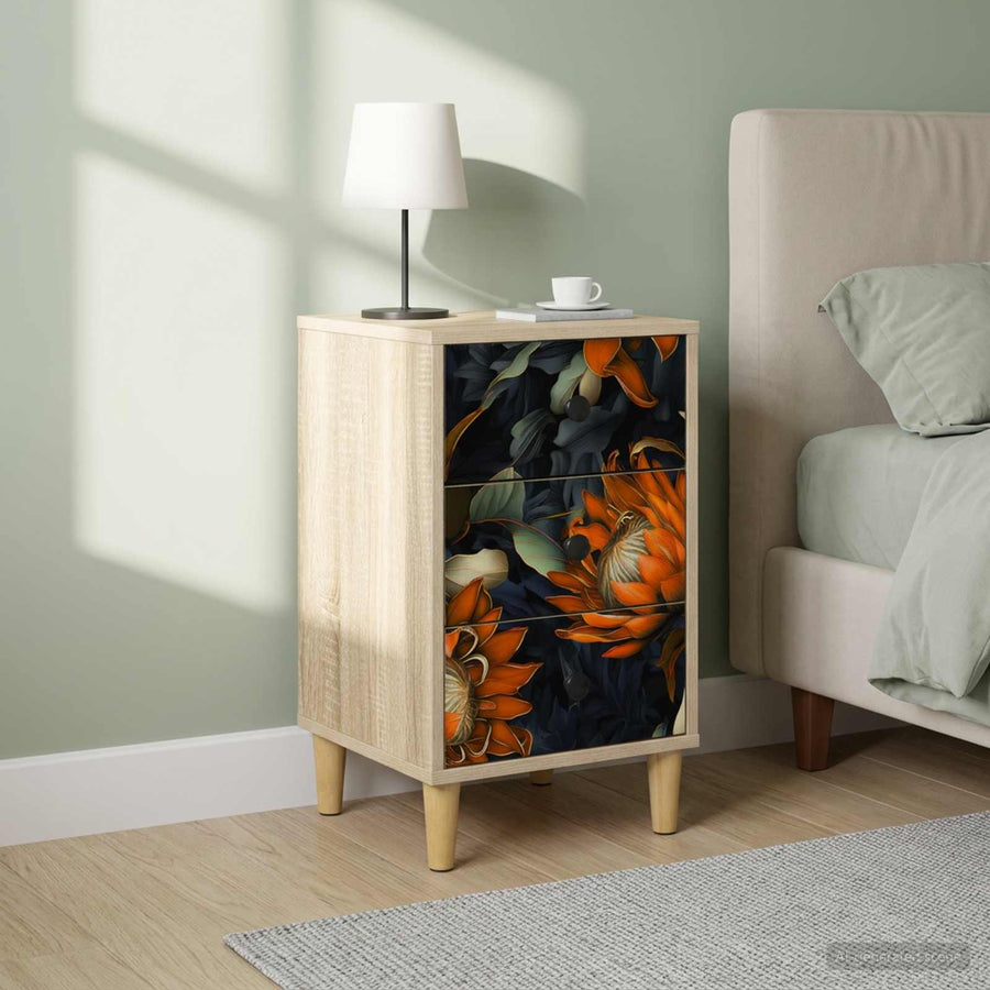Nachtkastje LOCHEM 2 st Sonoma Eiken 36 x 33 x 60 cm