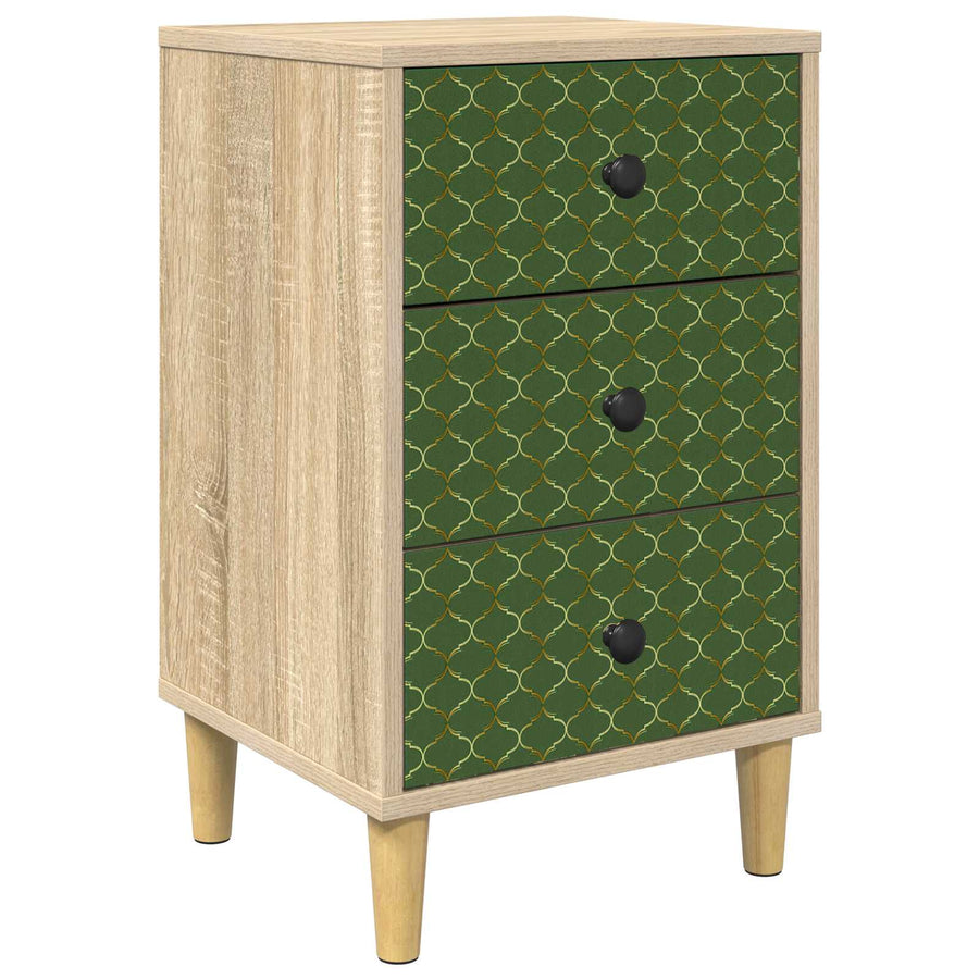 Nachtkastje GELEEN Sonoma Eiken 36 x 33 x 60 cm Bewerkt hout