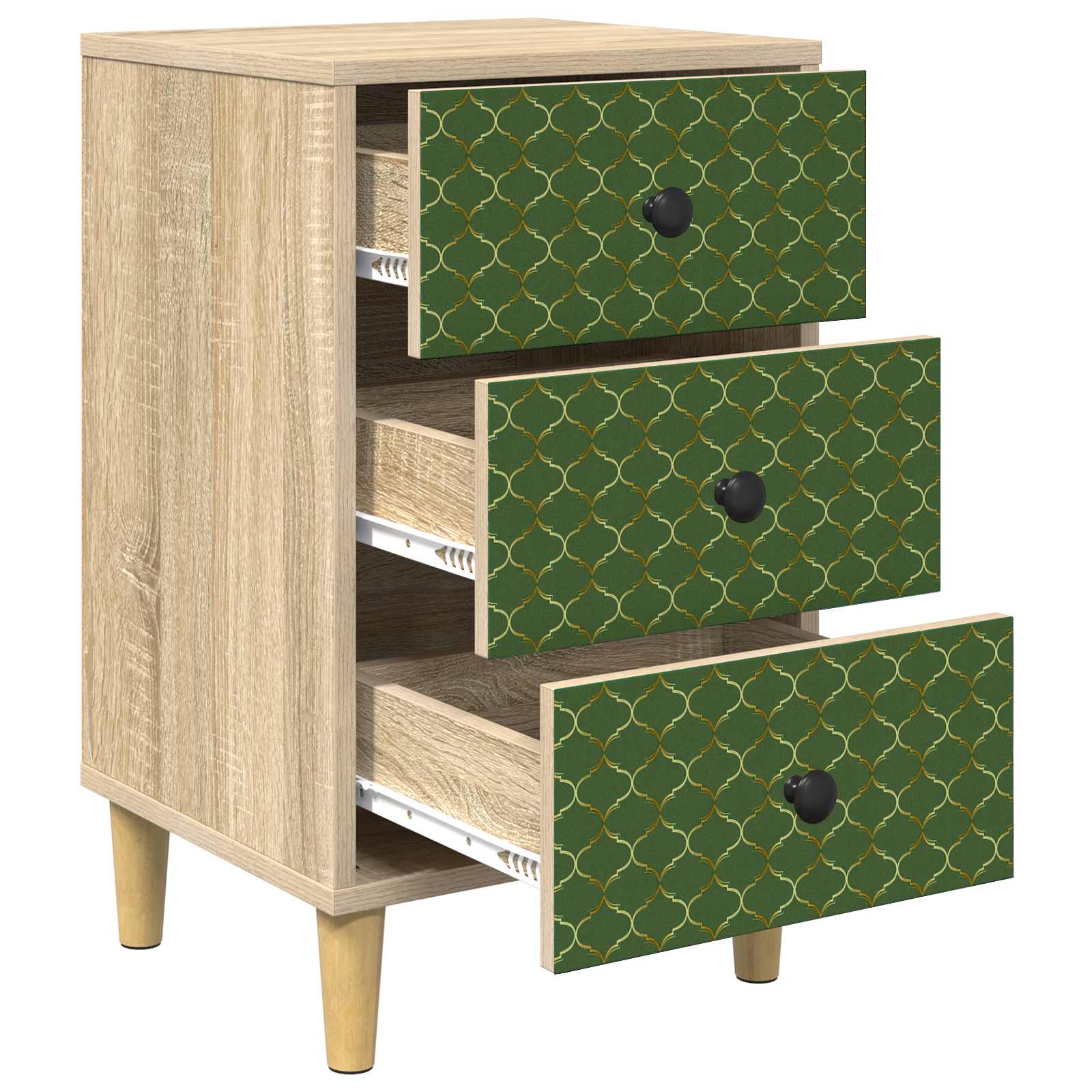 Nachtkastje GELEEN Sonoma Eiken 36 x 33 x 60 cm Bewerkt hout