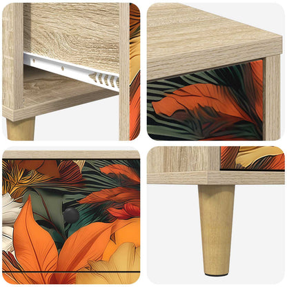 Nachtkastje GENNEP Sonoma Eiken 36 x 33 x 60 cm Bewerkt hout
