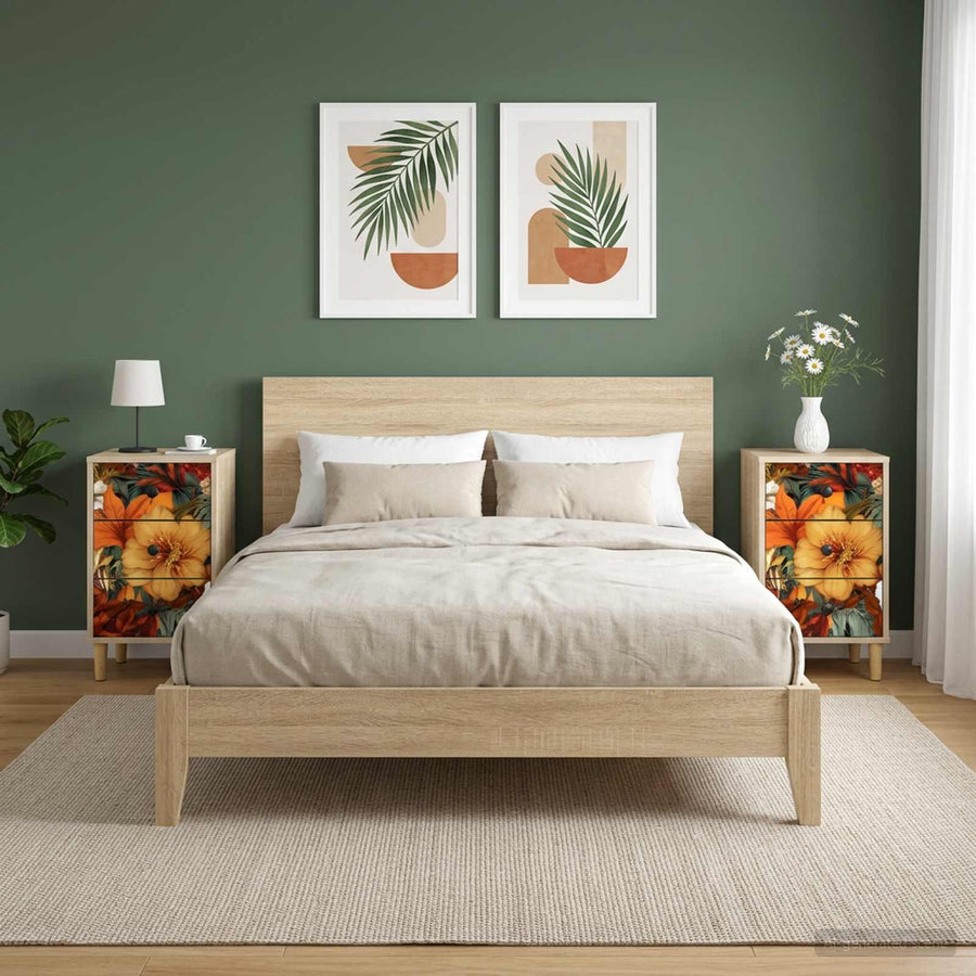 Nachtkastje GENNEP 2 st Sonoma Eiken 36 x 33 x 60 cm