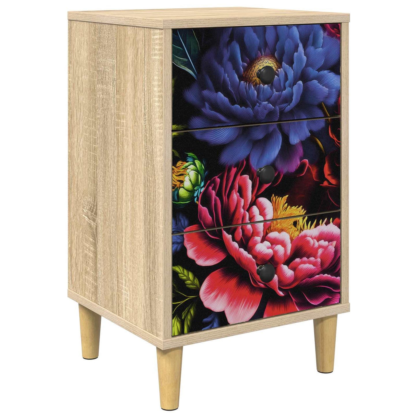 Nachtkastje KIEL Sonoma Eiken 36 x 33 x 60 cm Bewerkt hout