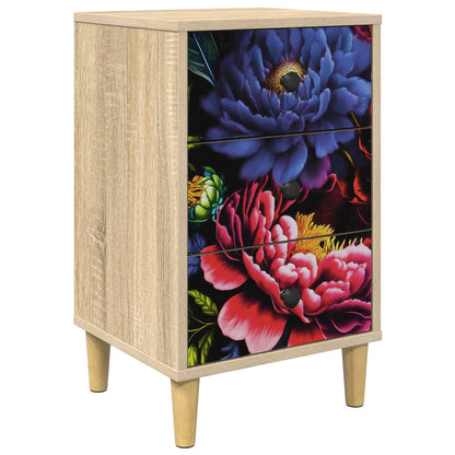 Nachtkastje KIEL Sonoma Eiken 36 x 33 x 60 cm Bewerkt hout