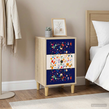 Nachtkastje MAINZ Sonoma Eiken 36 x 33 x 60 cm Bewerkt hout