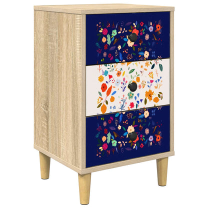 Nachtkastje MAINZ Sonoma Eiken 36 x 33 x 60 cm Bewerkt hout