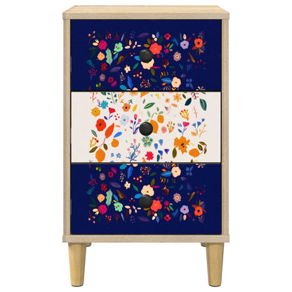 Nachtkastje MAINZ Sonoma Eiken 36 x 33 x 60 cm Bewerkt hout