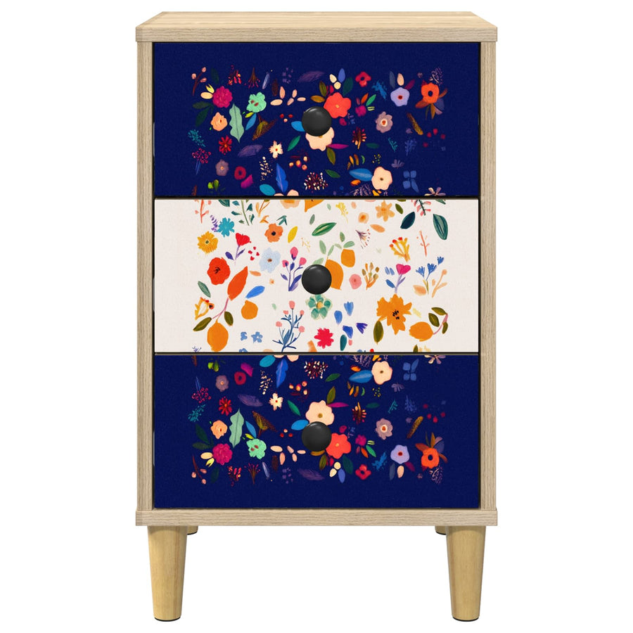 Nachtkastje MAINZ Sonoma Eiken 36 x 33 x 60 cm Bewerkt hout