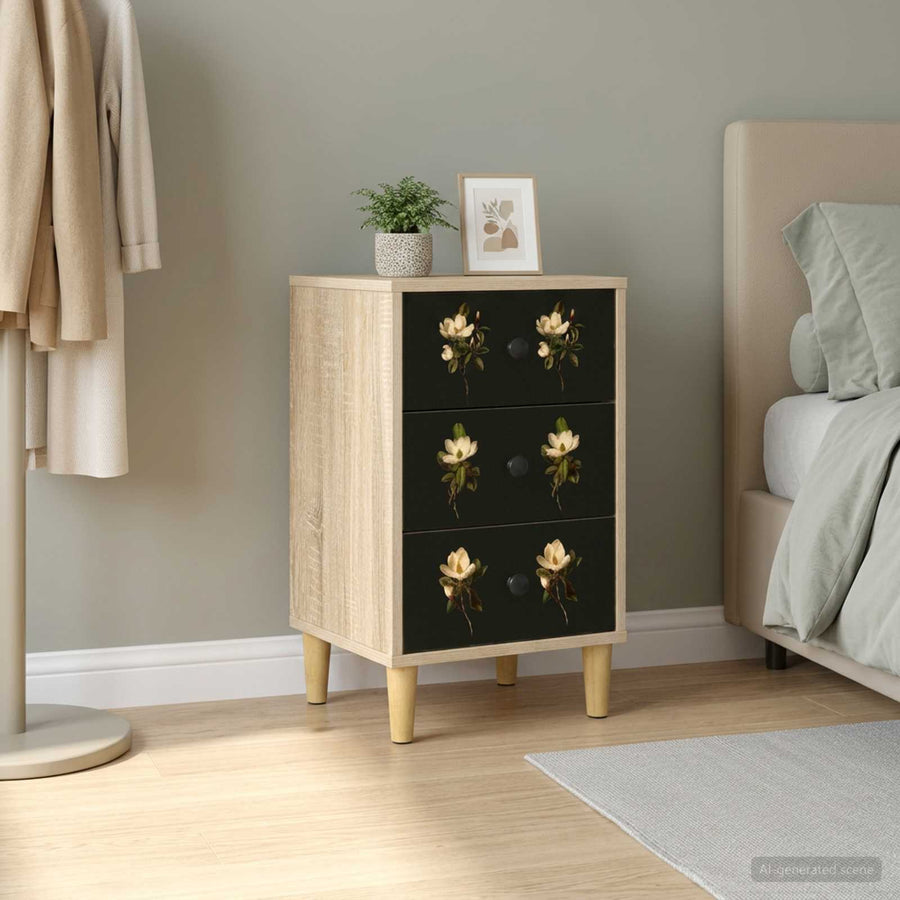 Nachtkastje BREMEN Sonoma Eiken 36 x 33 x 60 cm Bewerkt hout