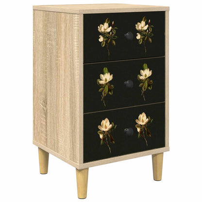 Nachtkastje BREMEN Sonoma Eiken 36 x 33 x 60 cm Bewerkt hout