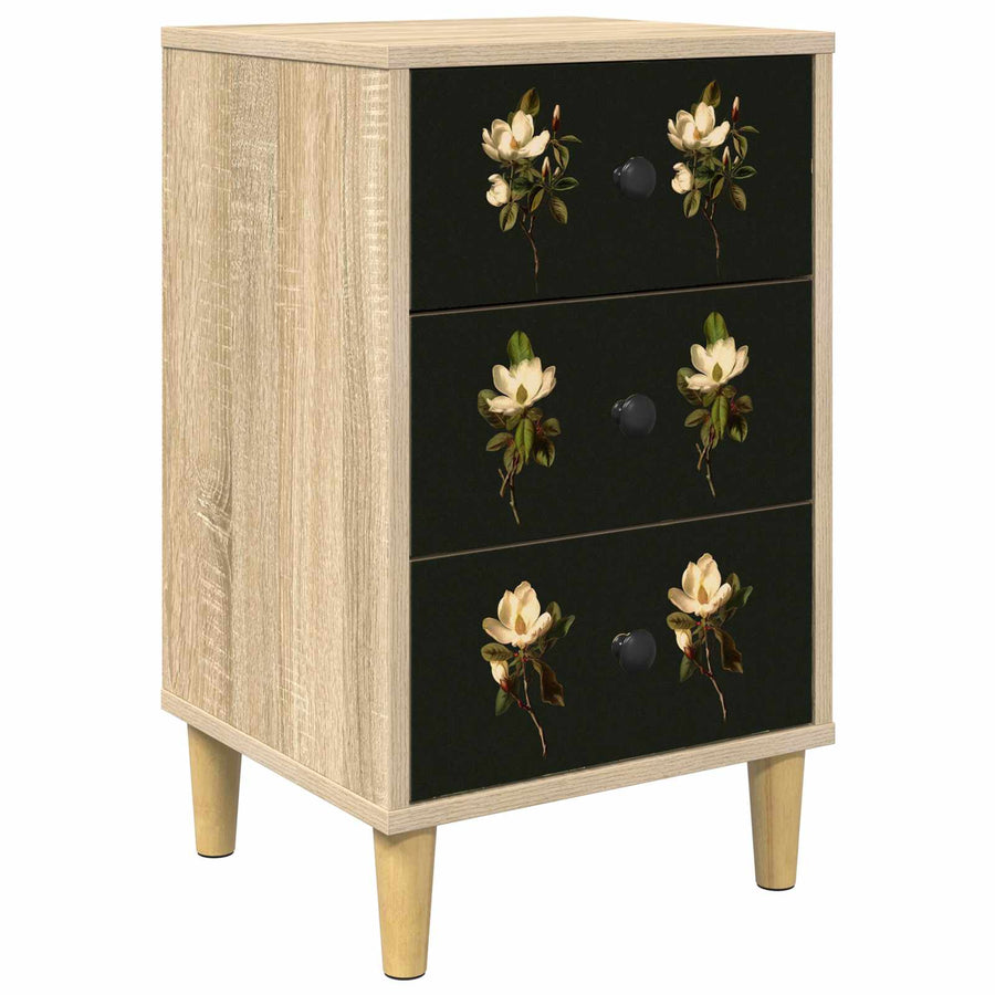Nachtkastje BREMEN Sonoma Eiken 36 x 33 x 60 cm Bewerkt hout