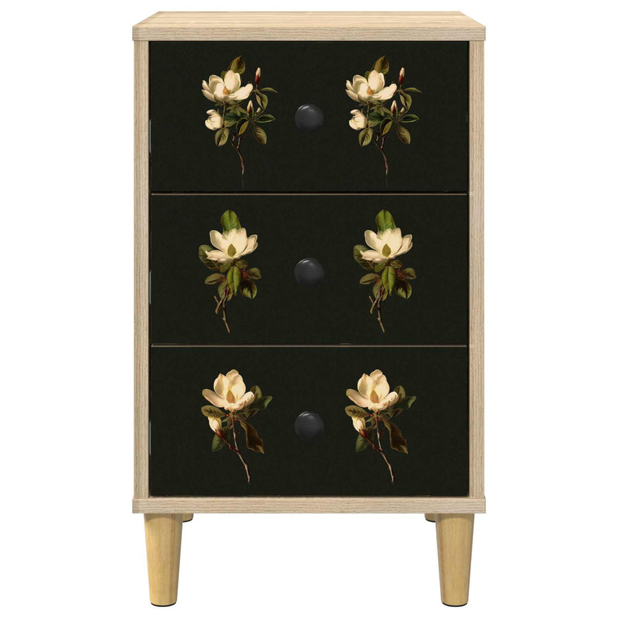 Nachtkastje BREMEN Sonoma Eiken 36 x 33 x 60 cm Bewerkt hout
