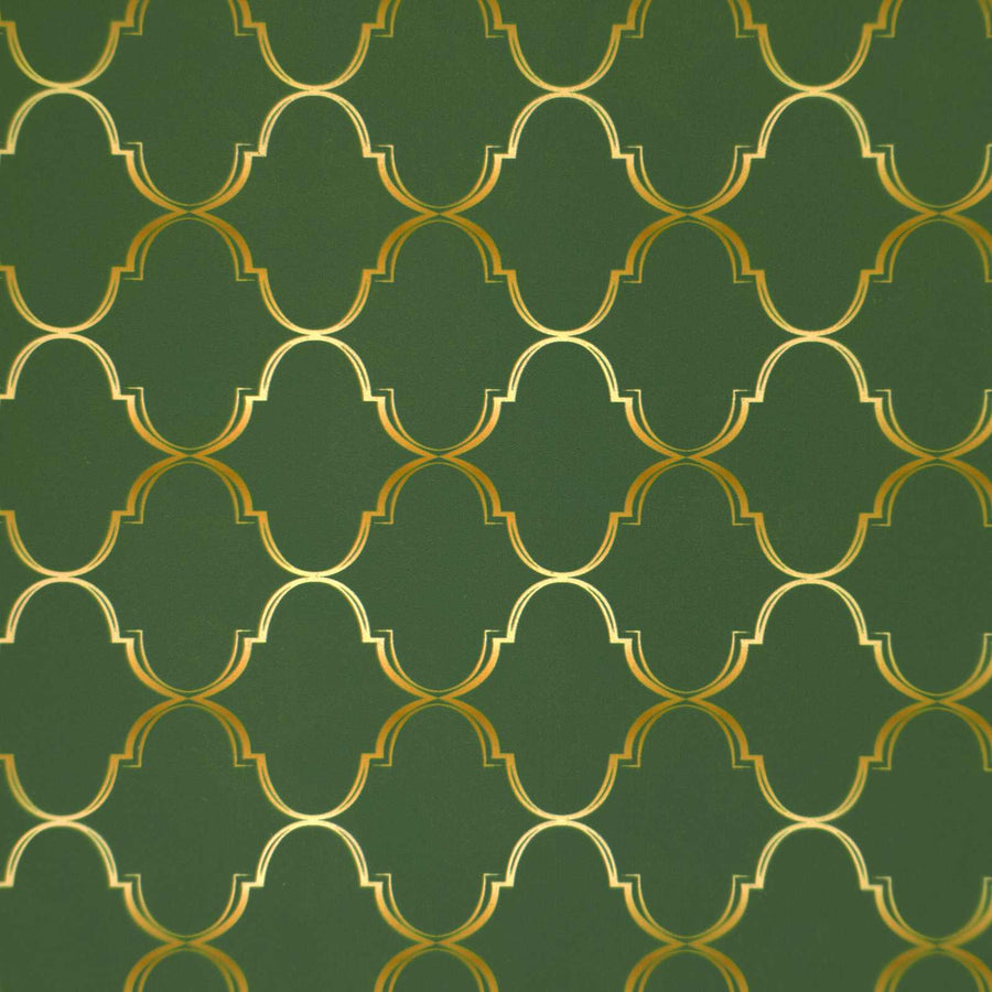 Ladekast GELEEN Groen geometrisch patroon 66 x 36,5 x 75 cm
