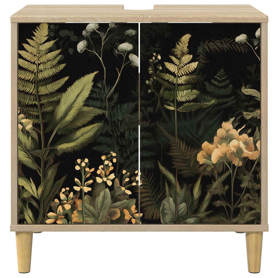 Badkamerkast RHENEN Sonoma 60 x 40 x 60 cm Bewerkt hout