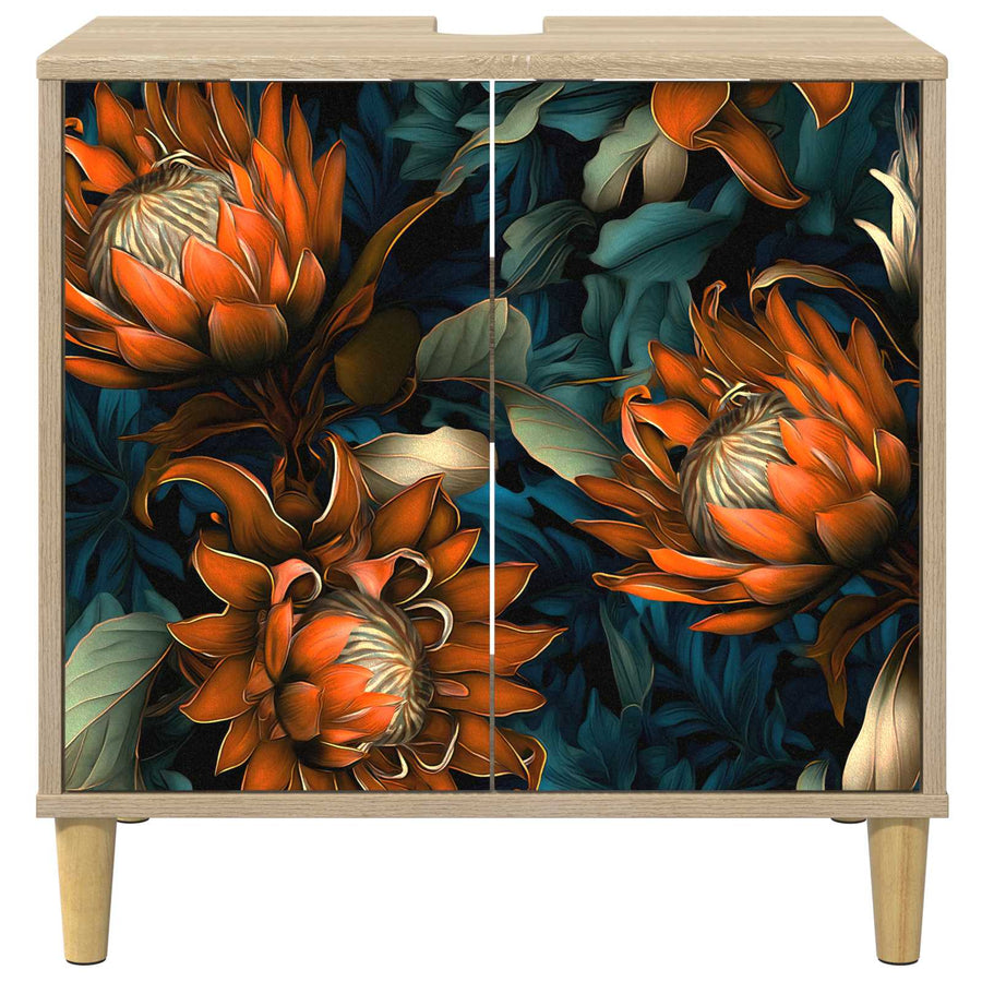 Badkamerkast LOCHEM Sonoma 60 x 40 x 60 cm Bewerkt hout