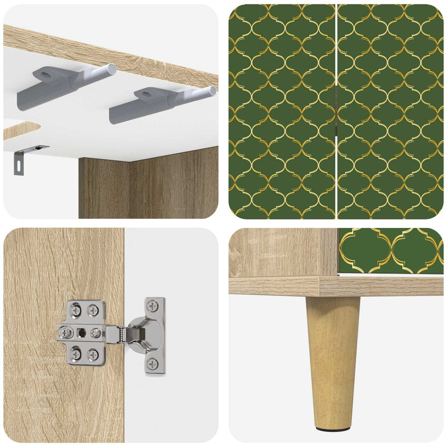 Badkamerkast GELEEN Sonoma 60 x 40 x 60 cm Bewerkt hout