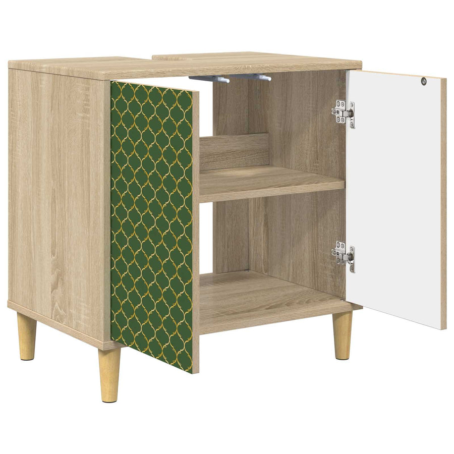 Badkamerkast GELEEN Sonoma 60 x 40 x 60 cm Bewerkt hout