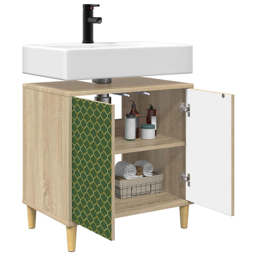 Badkamerkast GELEEN Sonoma 60 x 40 x 60 cm Bewerkt hout