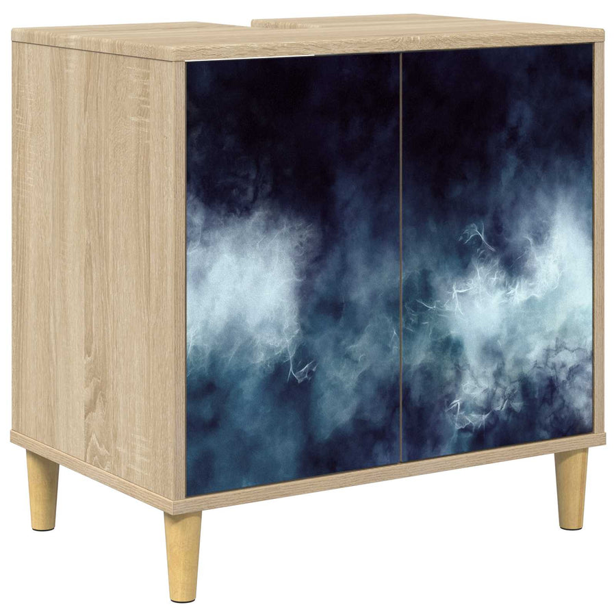 Badkamerkast RAALTE Sonoma 60 x 40 x 60 cm Bewerkt hout