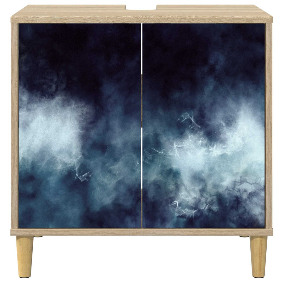 Badkamerkast RAALTE Sonoma 60 x 40 x 60 cm Bewerkt hout