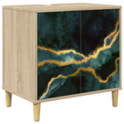 Badkamerkast WIJHE Sonoma 60 x 40 x 60 cm Bewerkt hout