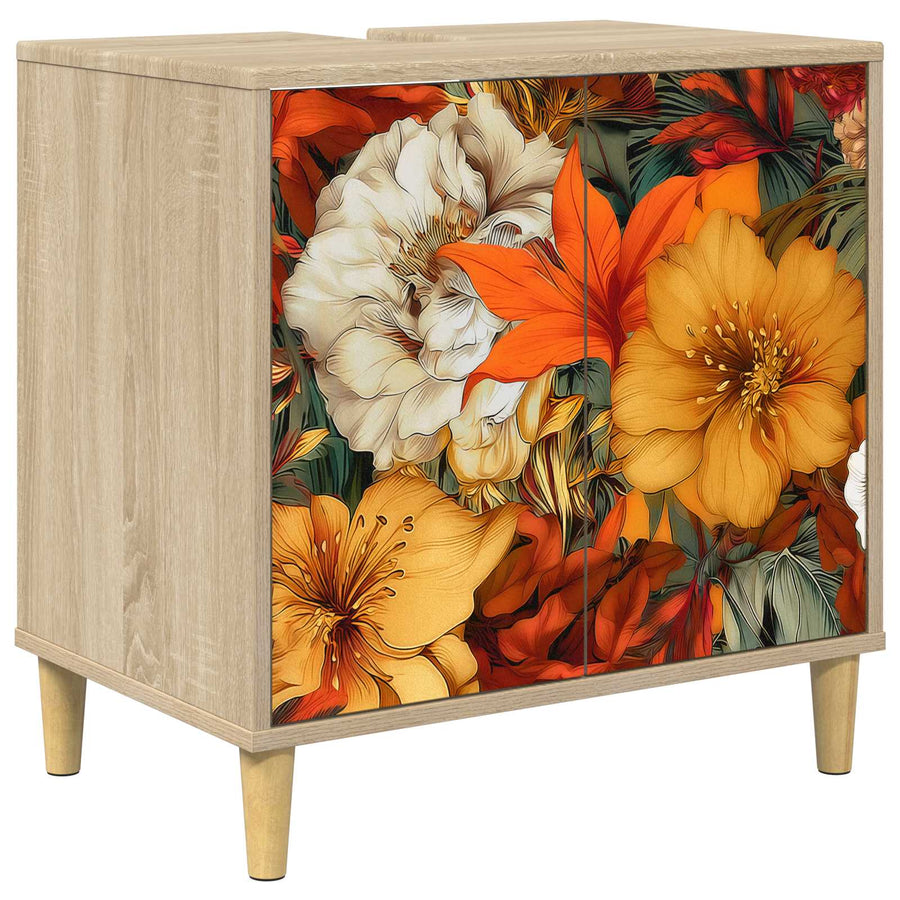 Badkamerkast GENNEP Sonoma 60 x 40 x 60 cm Bewerkt hout