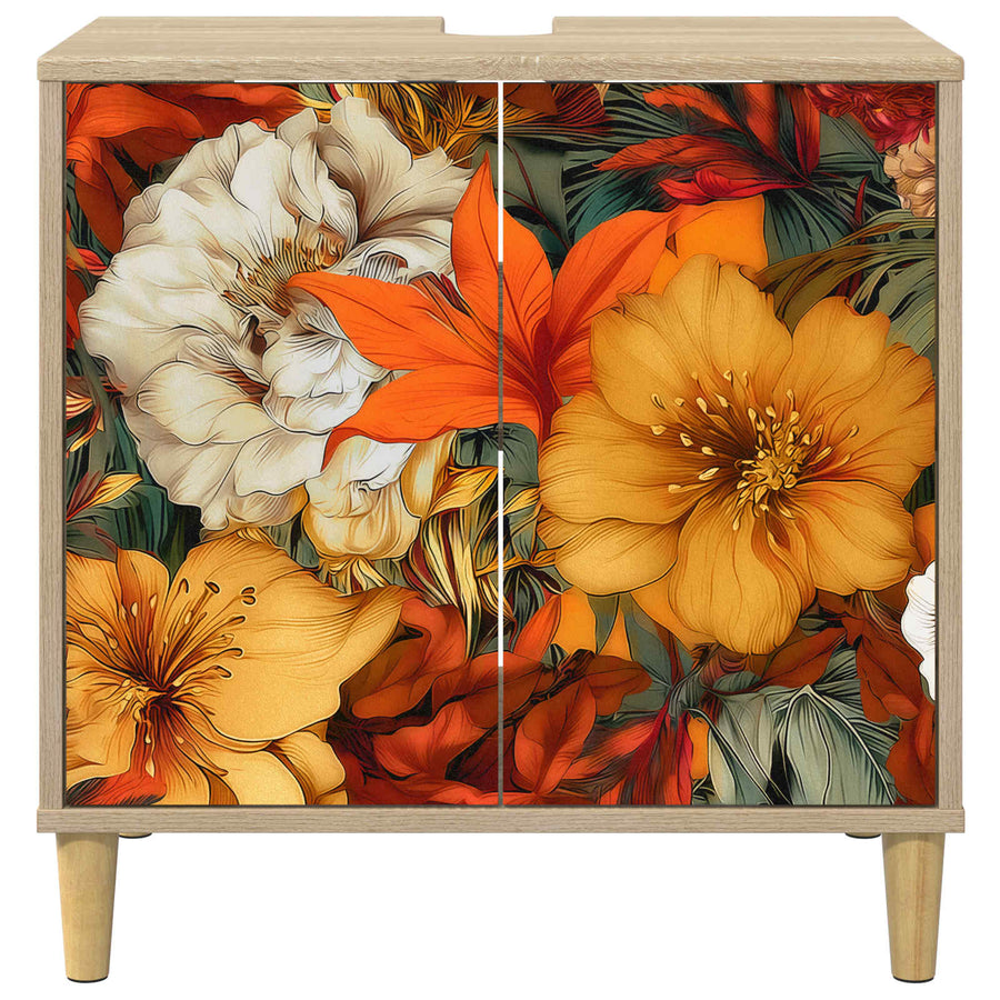 Badkamerkast GENNEP Sonoma 60 x 40 x 60 cm Bewerkt hout