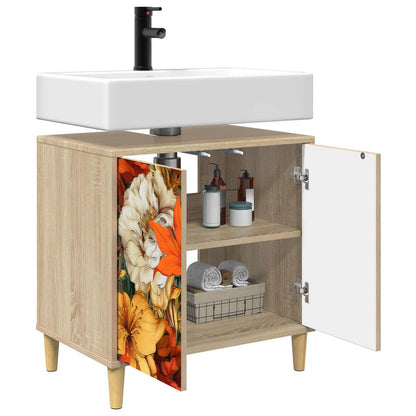 Badkamerkast GENNEP Sonoma 60 x 40 x 60 cm Bewerkt hout