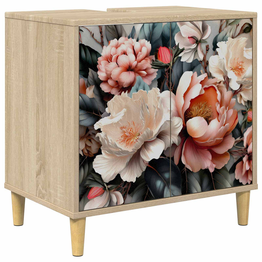 Badkamerkast BORNE Sonoma 60 x 40 x 60 cm Bewerkt hout