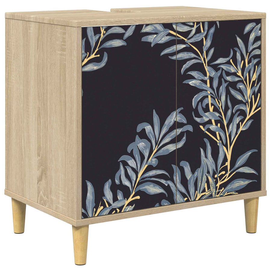 Badkamerkast DOKKUM Sonoma 60 x 40 x 60 cm Bewerkt hout