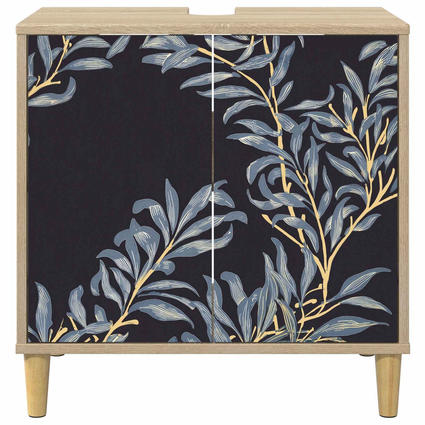Badkamerkast DOKKUM Sonoma 60 x 40 x 60 cm Bewerkt hout