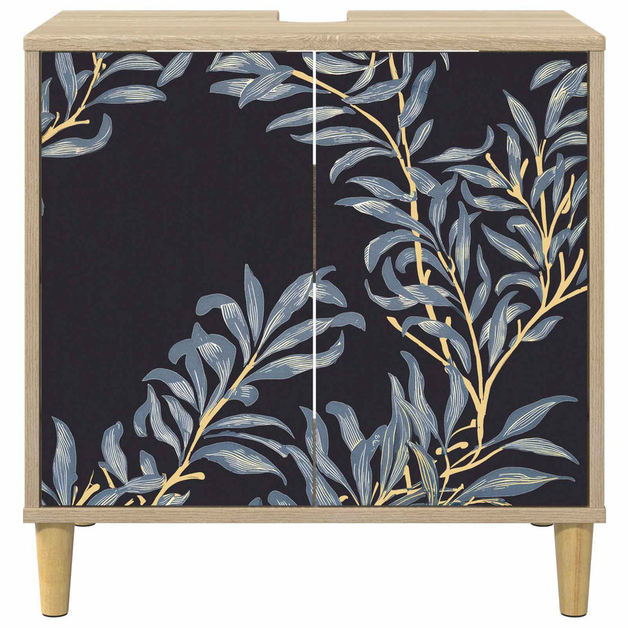 Badkamerkast DOKKUM Sonoma 60 x 40 x 60 cm Bewerkt hout