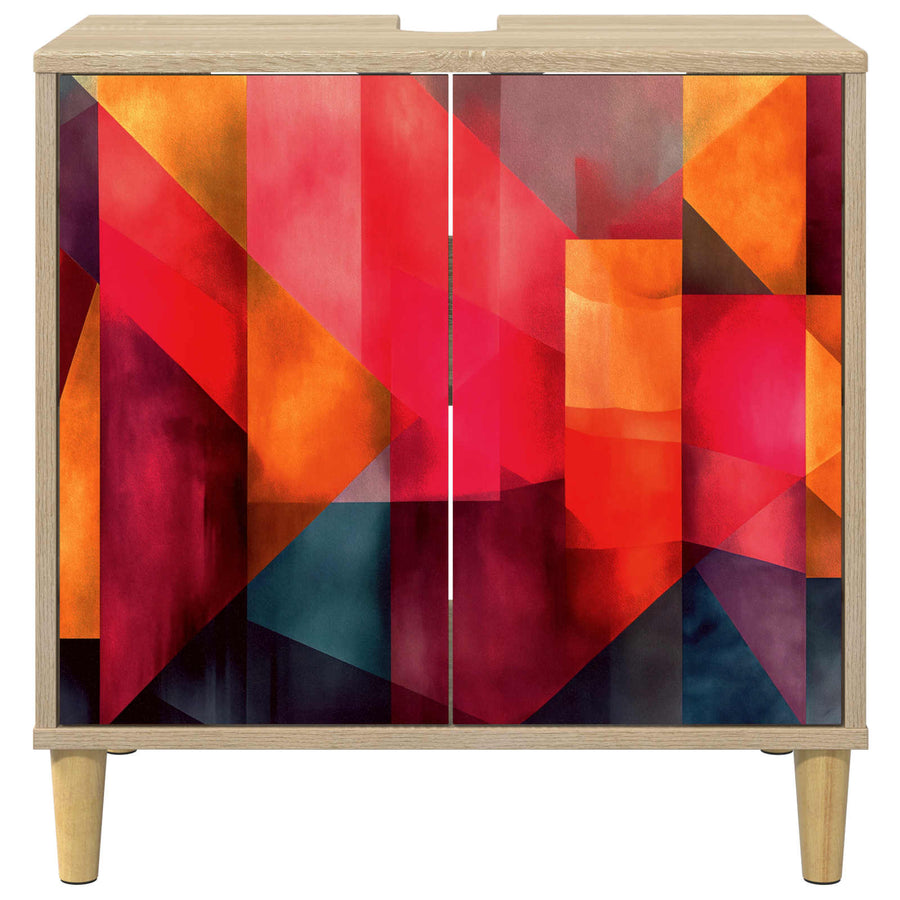 Badkamerkast HEESCH Sonoma 60 x 40 x 60 cm Bewerkt hout