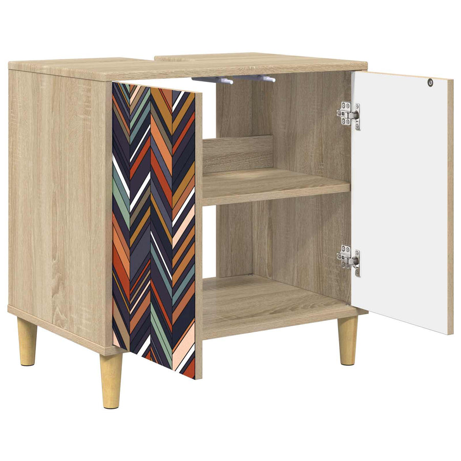 Badkamerkast OMMEN Sonoma 60 x 40 x 60 cm Bewerkt hout