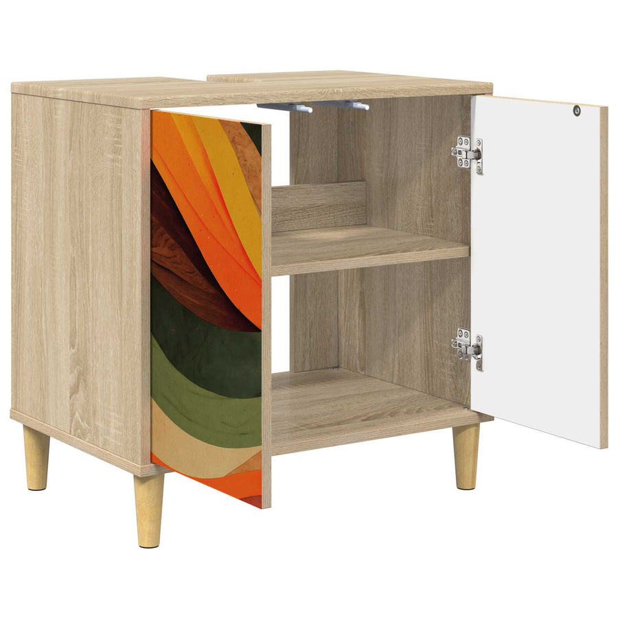 Badkamerkast BONN Sonoma 60 x 40 x 60 cm Bewerkt hout