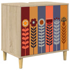 Badkamerkast ESSEN Sonoma 60 x 40 x 60 cm Bewerkt hout