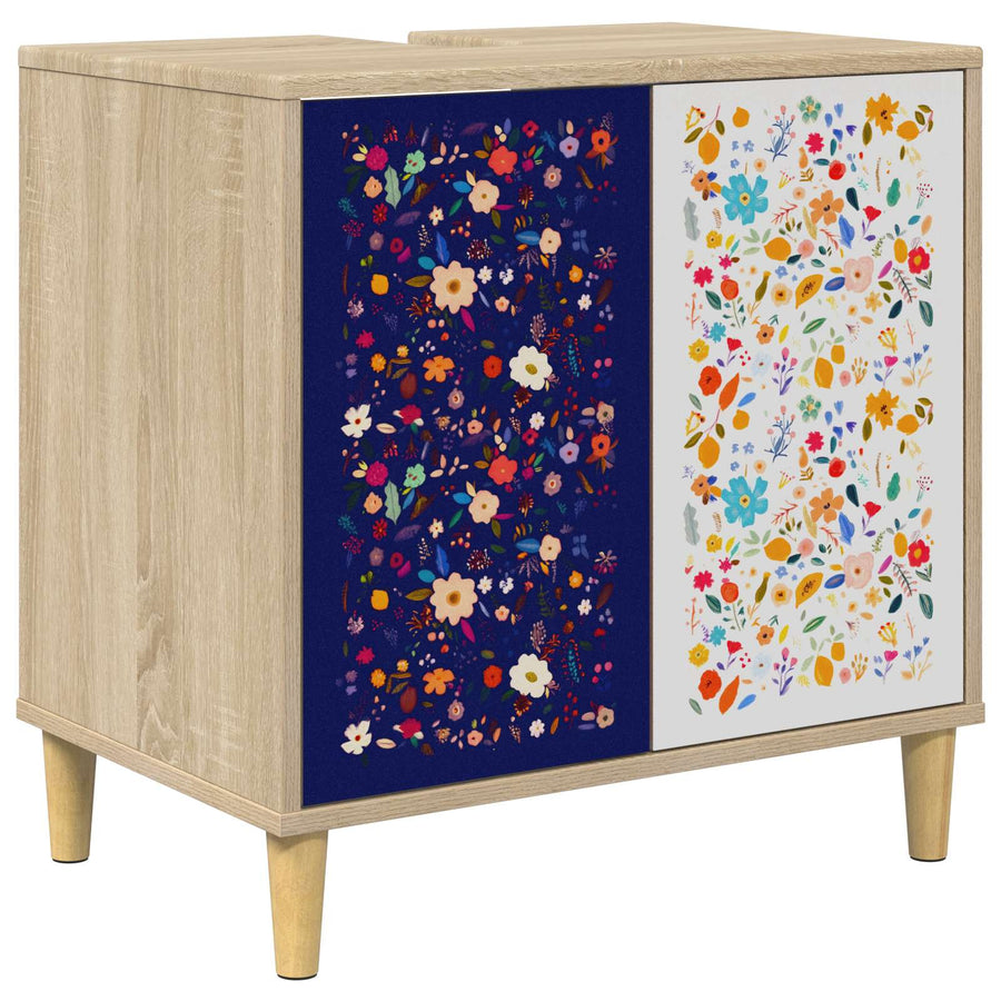 Badkamerkast MAINZ Sonoma 60 x 40 x 60 cm Bewerkt hout