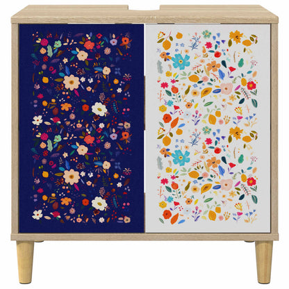 Badkamerkast MAINZ Sonoma 60 x 40 x 60 cm Bewerkt hout