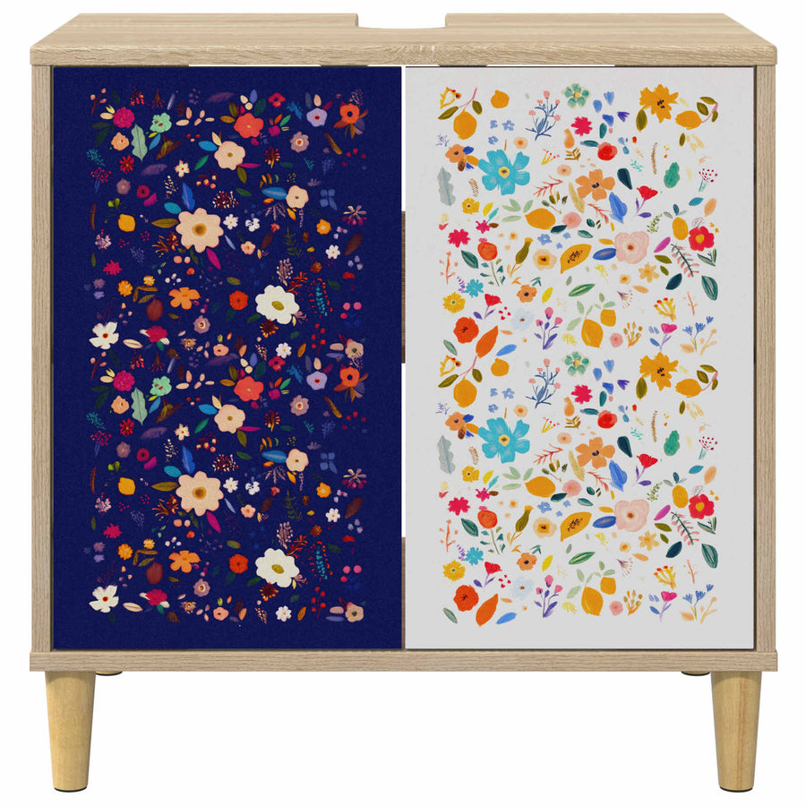 Badkamerkast MAINZ Sonoma 60 x 40 x 60 cm Bewerkt hout