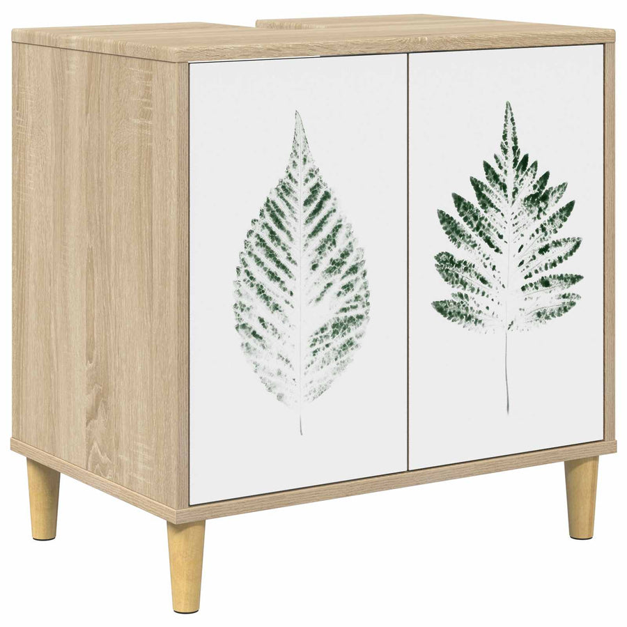 Badkamerkast HANAU Sonoma 60 x 40 x 60 cm Bewerkt hout