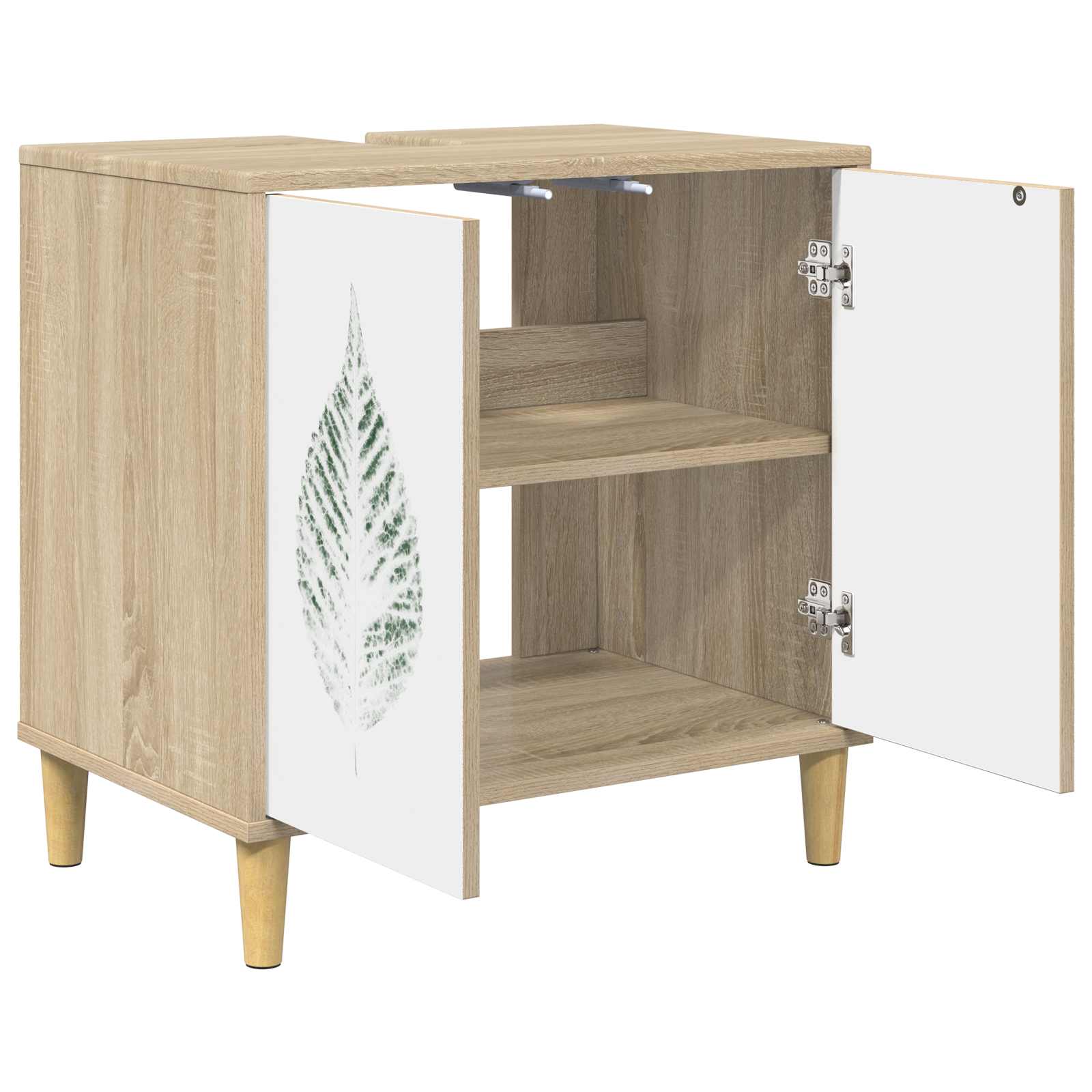Badkamerkast HANAU Sonoma 60 x 40 x 60 cm Bewerkt hout