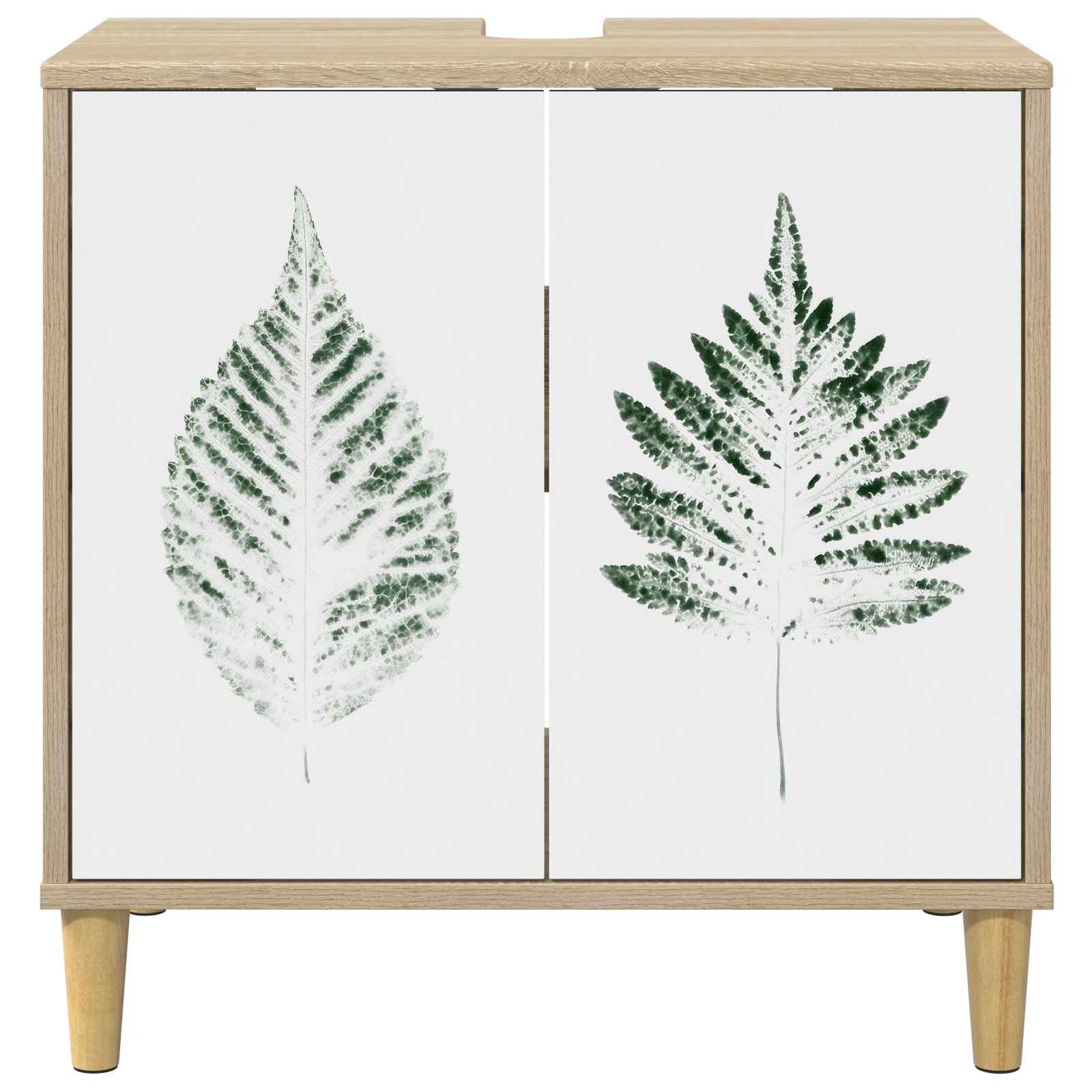 Badkamerkast HANAU Sonoma 60 x 40 x 60 cm Bewerkt hout