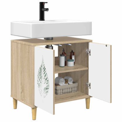 Badkamerkast HANAU Sonoma 60 x 40 x 60 cm Bewerkt hout