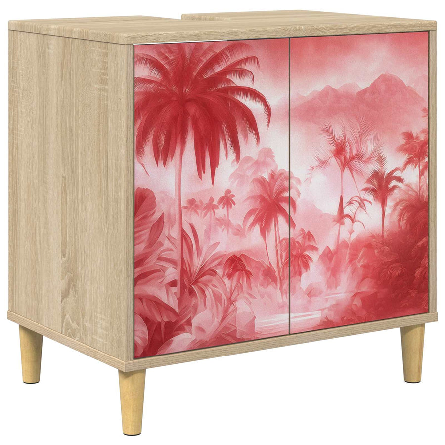Badkamerkast AACHEN Sonoma 60 x 40 x 60 cm Bewerkt hout
