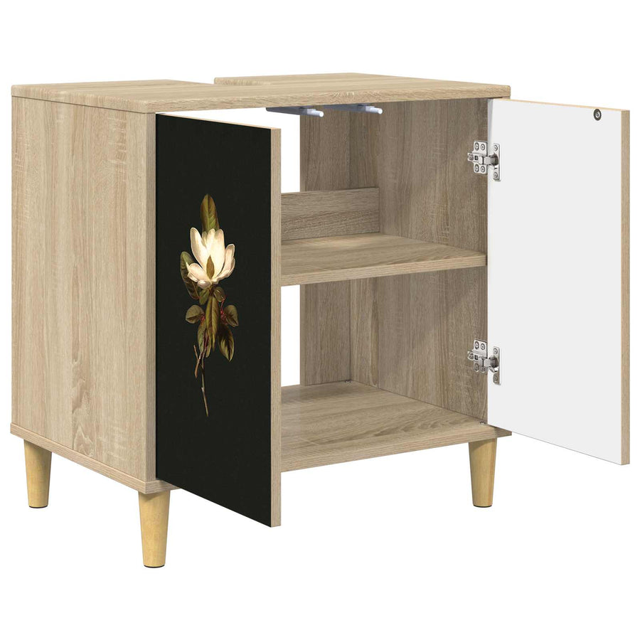 Badkamerkast BREMEN Sonoma 60 x 40 x 60 cm Bewerkt hout
