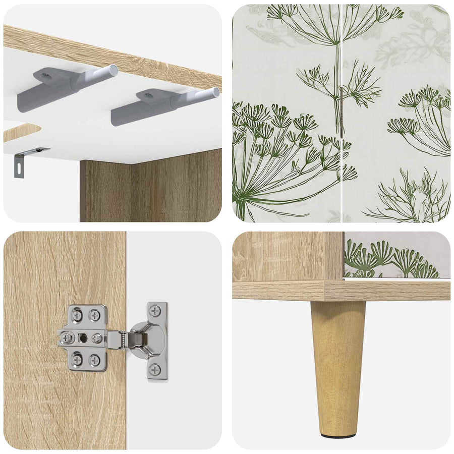 Badkamerkast GOTHA Sonoma 60 x 40 x 60 cm Bewerkt hout